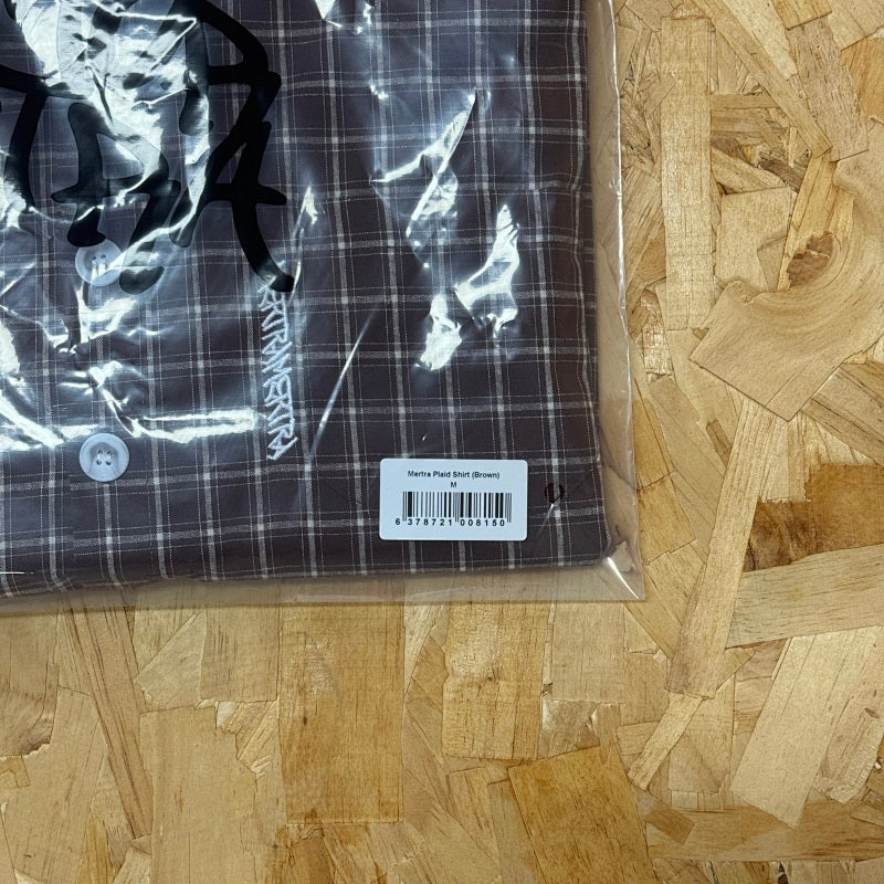 Mertra Plaid Shirt - Brown