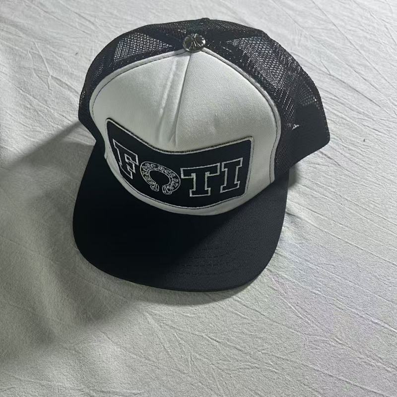 Cross Embroidered Logo Snapback Cap