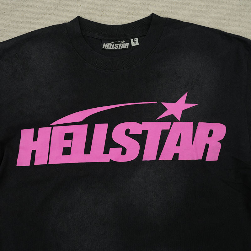 Hellstar Classic T-Shirt (Regular Print)Black/Pink