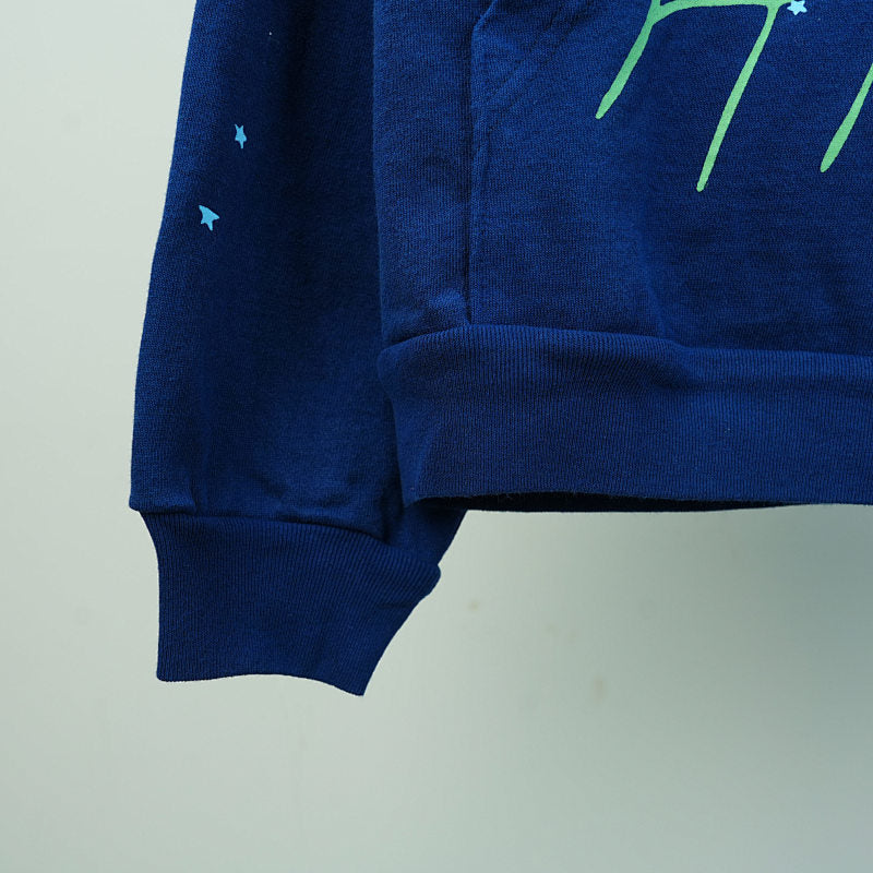 Sp5der OG Web Hoodie Navy