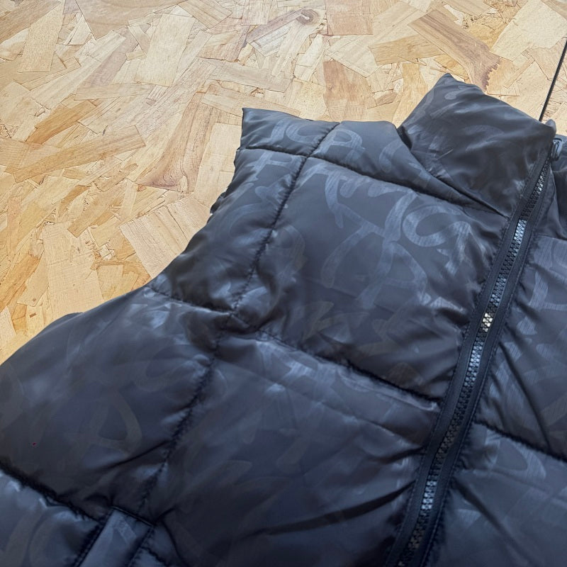 Mertra Reversible Puffer Vest - Grey Camo