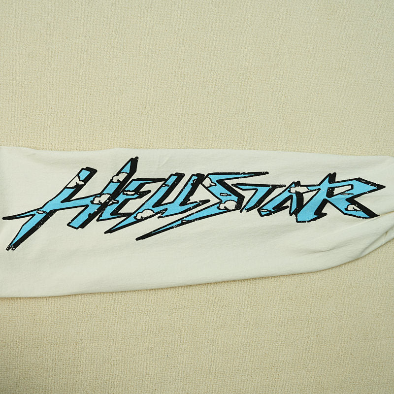 Hellstar Pixel L/S Tee White