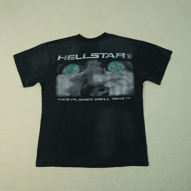 Hellstar Attacks T-Shirt Black