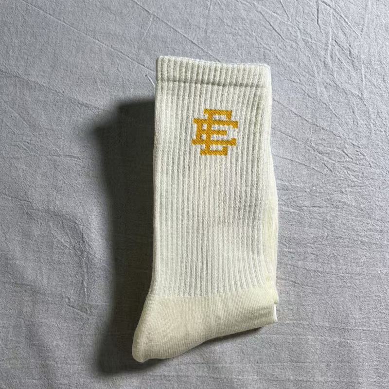 Eric Emanuel EE Logo Ribbed Crew Socks