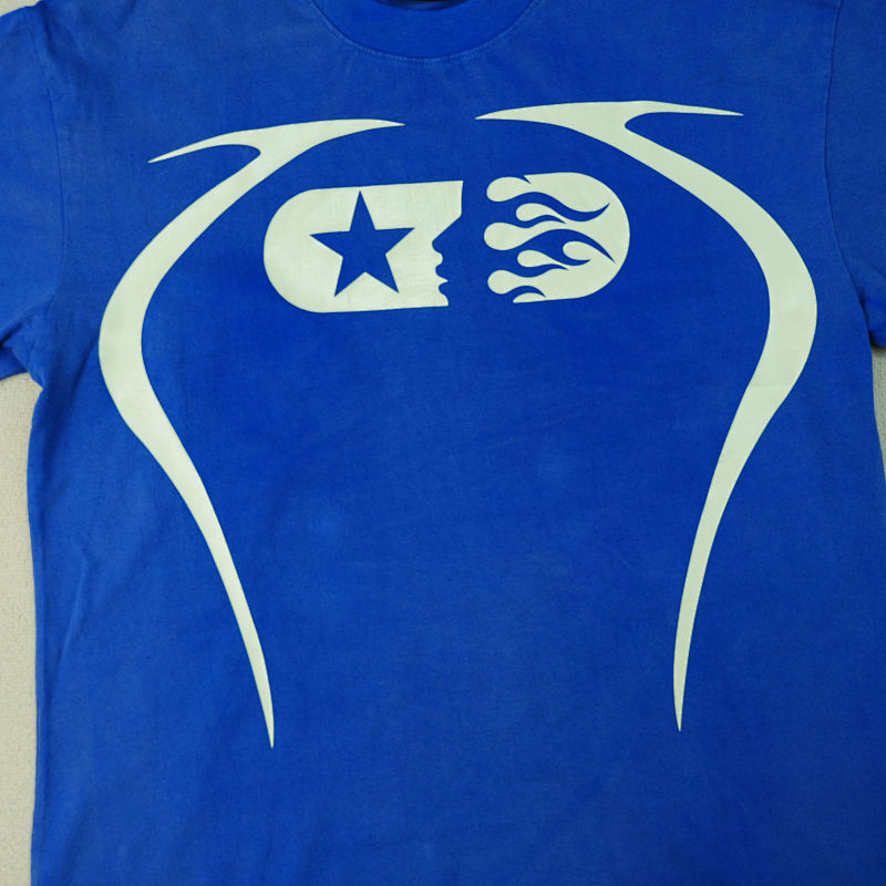 Hellstar Warm Up T-Shirt Blue