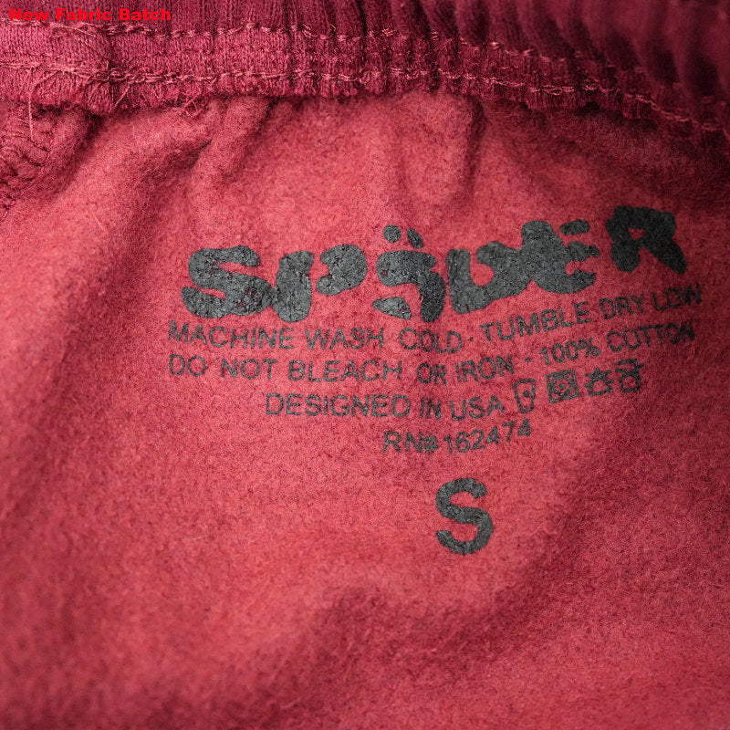 Sp5Der Logo Sweatpant Maroon
