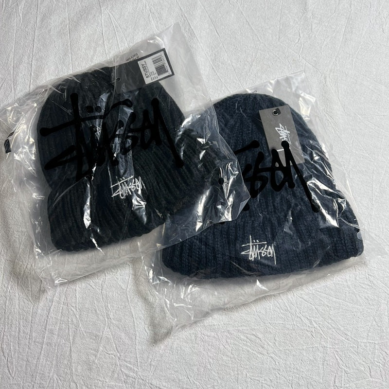 Stüssy Beanies - Navy/Black