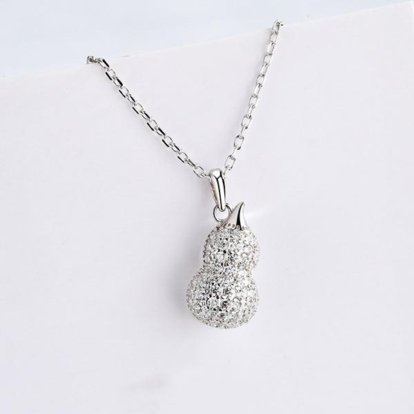 Feng Shui Calabash Moonstone Healing Pendant Necklace