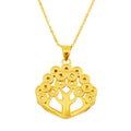 Feng Shui Gold Money Tree Pendant Lucky Necklace