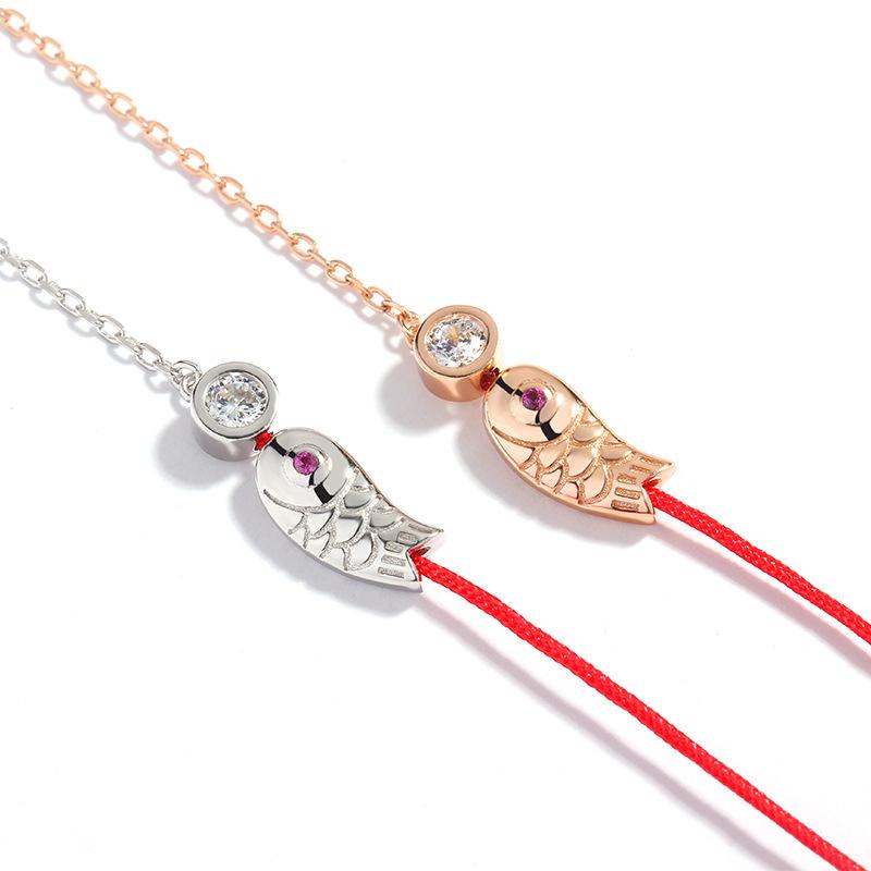 Feng Shui Koi Fish Red Rope Lucky Bracelet