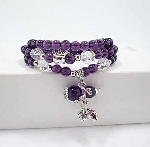 Feng Shui Natural Amethyst Wealth Bracelet
