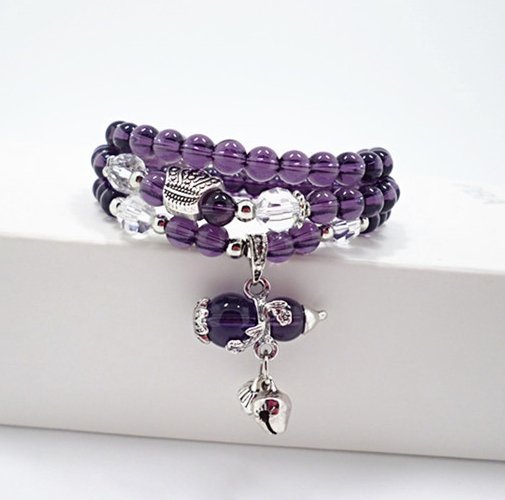Feng Shui Natural Amethyst Wealth Bracelet