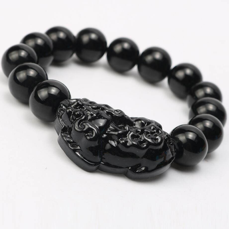 Feng Shui Pi Xiu  Black Obsidian  Bracelet