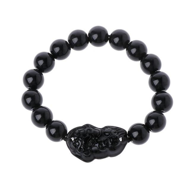 Feng Shui Pi Xiu  Black Obsidian  Bracelet