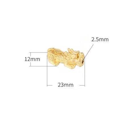 Feng Shui Pixiu Gold Plated 999 Silver Wealth Bracelet