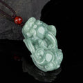 Fengshui Pixiu Wealth Pendant-Grade A Natural Jade-Grade A Jade