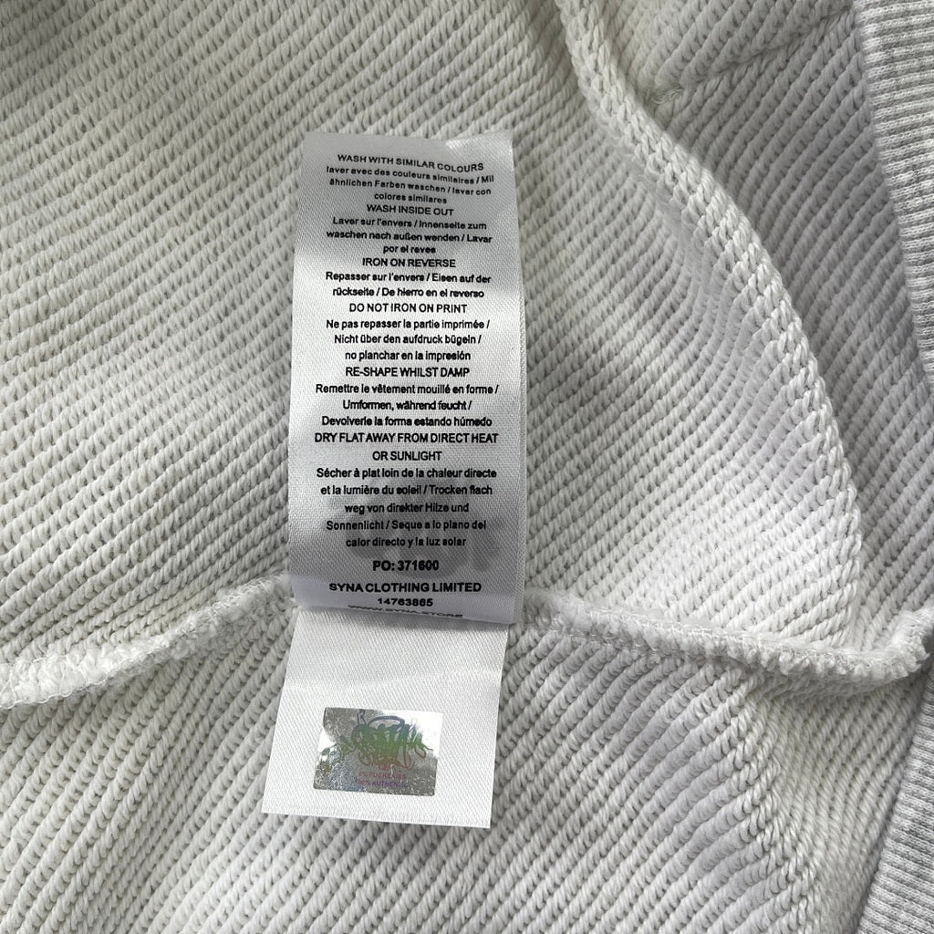 Zip Hoodie White