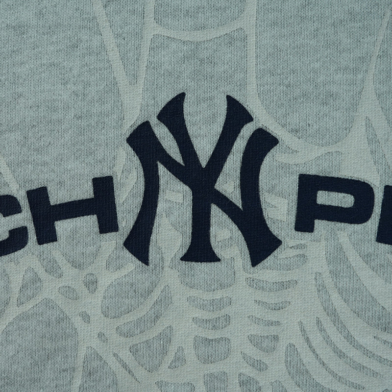 Sp5der Arach NY Phobia Hoodie Ash Grey