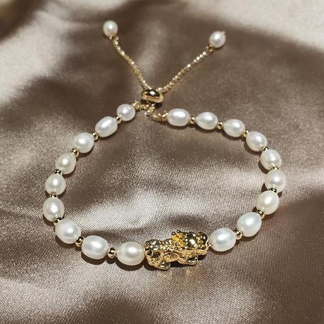 Fortune & Luck Pearl Pixu Bracelet