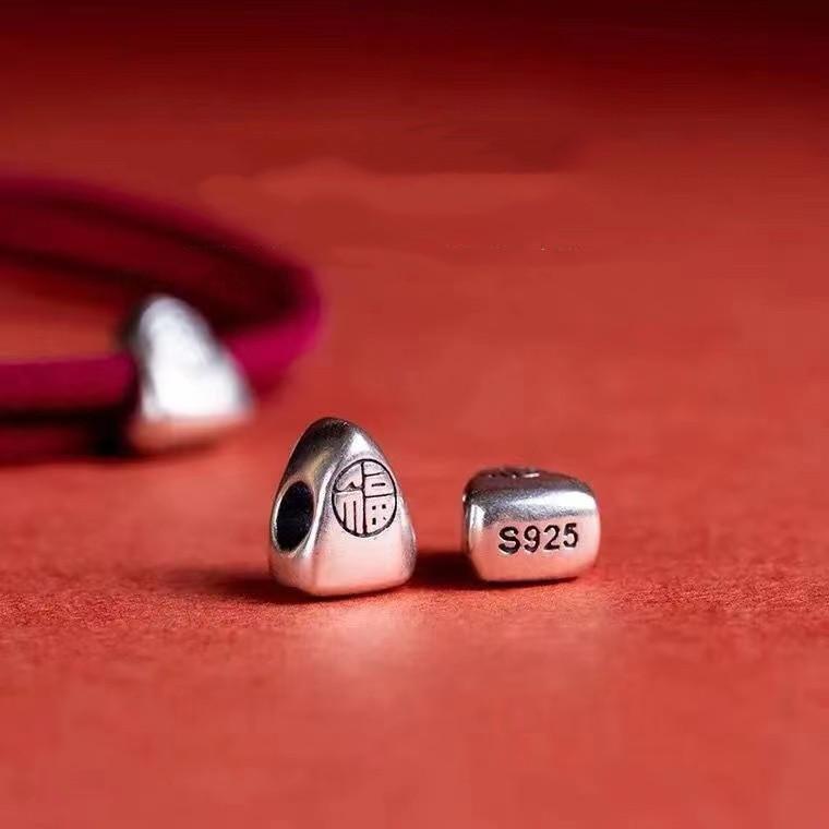 Full Blessing Fu Red String Lucky Bracelet