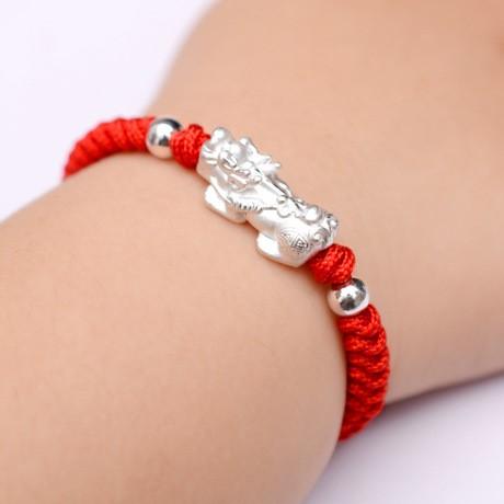 Gold Pixiu Lucky Rope Baby Bracelet