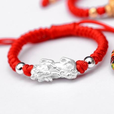 Gold Pixiu Lucky Rope Baby Bracelet