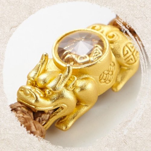 Gold Pixiu Lucky Rotatable Windmill Wealth Bracelet