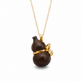 Sandalwood Gourd Pendant Necklace ¨C Blessings of Protection. Fortune & Fulfillment