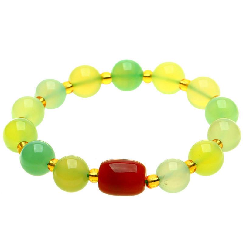 Green Agate Stone Healing Bracelet