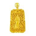 Guan Gong Gold Plated Wealth Pendant