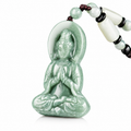 Natural Jade Serenity Guardian Guanyin Pendant ¨C Peace. Protection & Inner Balance