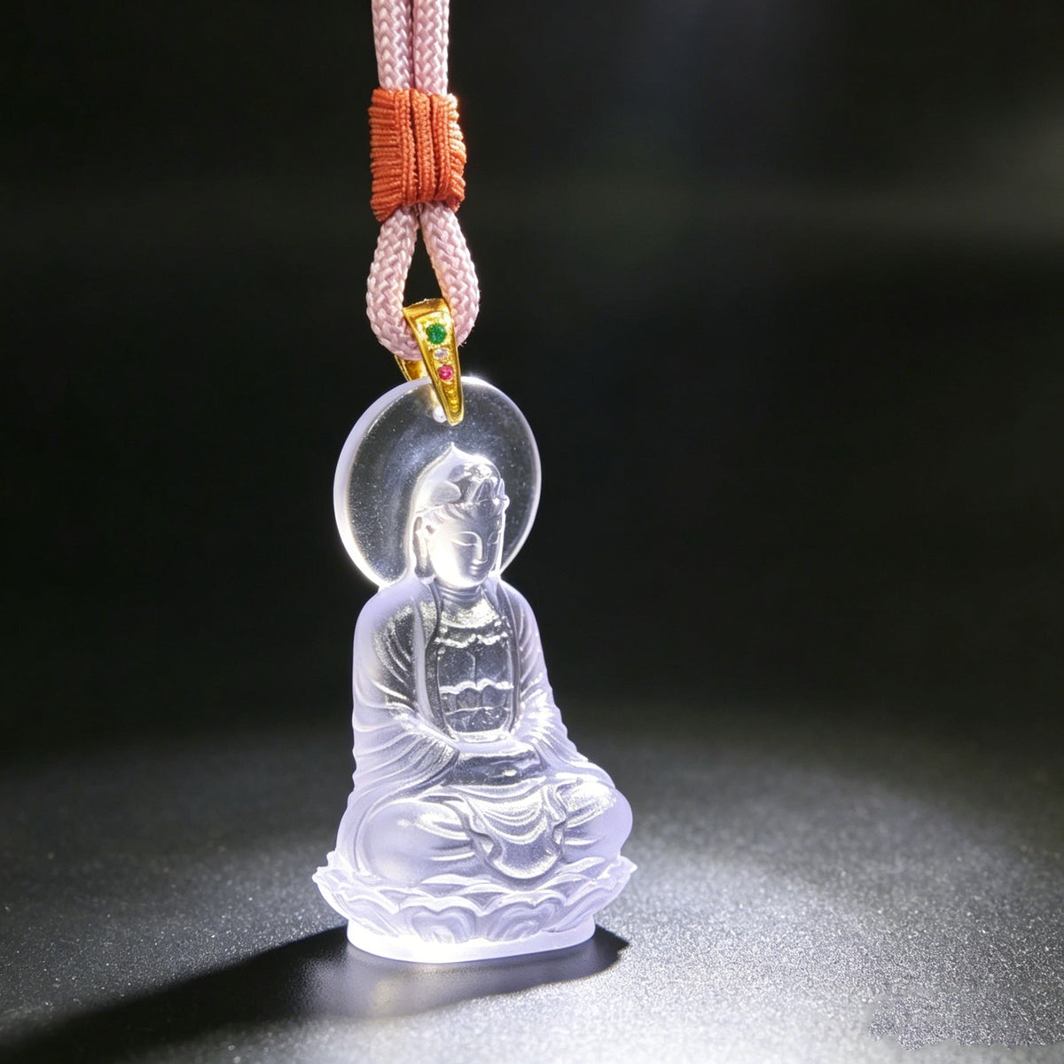 Liuli Guanyin Pendant – Compassion. Peace & Gentle Protection