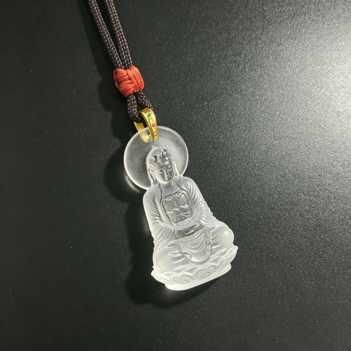 Liuli Guanyin Pendant – Compassion. Peace & Gentle Protection
