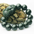 Hetian Green Jade Pixiu Fortune Bracelet