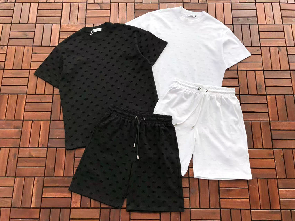 Alo Yoga Tee & Shorts Set
