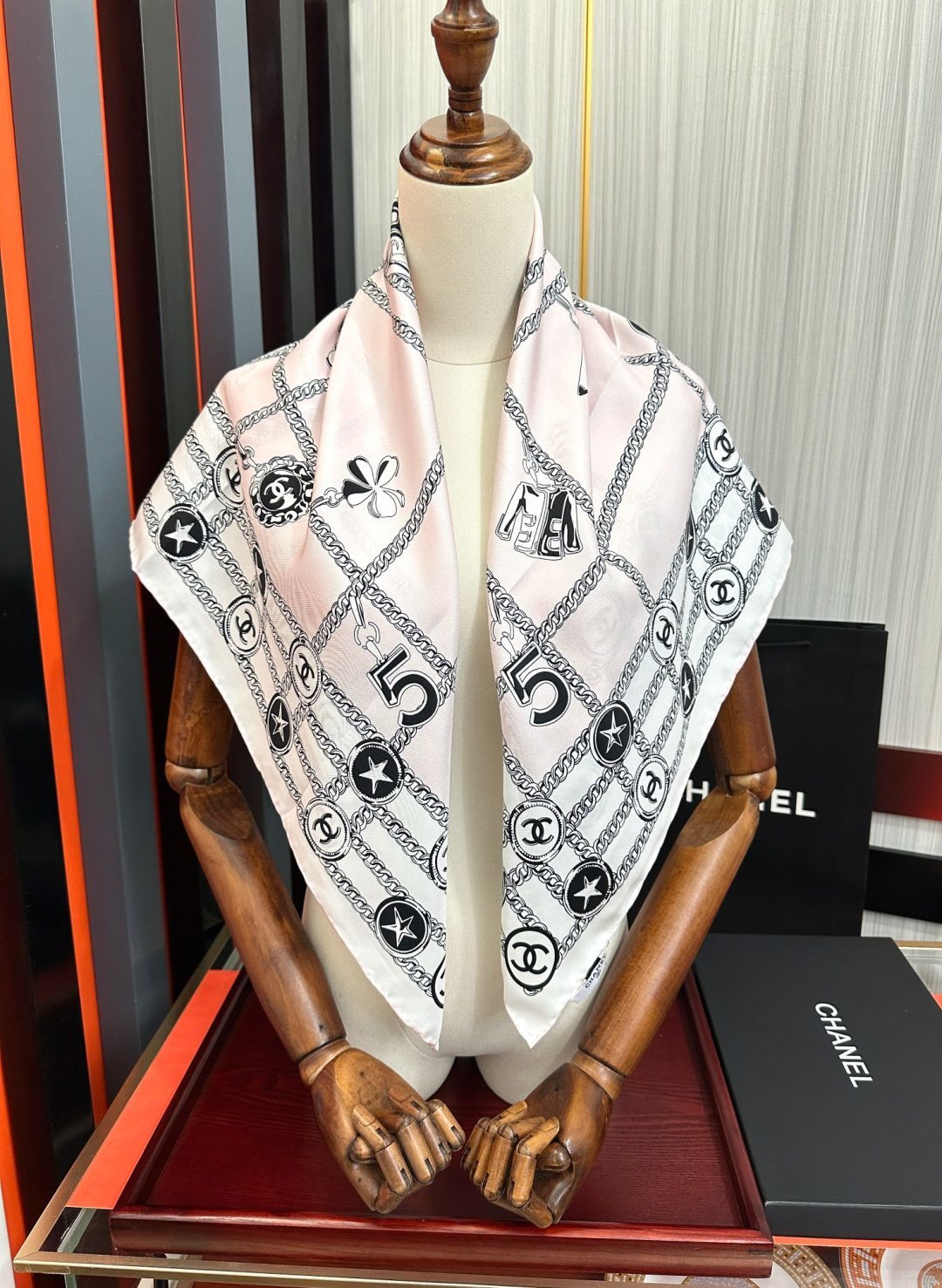 CC Scarf 90x90 Colorful Twill Silk 461770