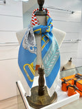 Hermes 26s Printed Square Scarf 88 In Silk 309941