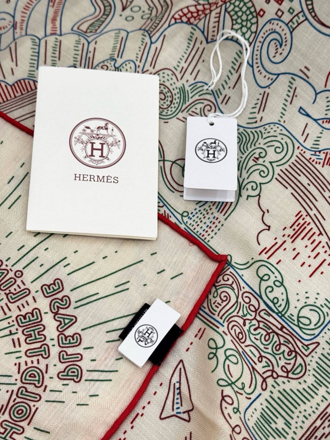 Hermes 26s Printed Square Scarf 140 In Silk 311977