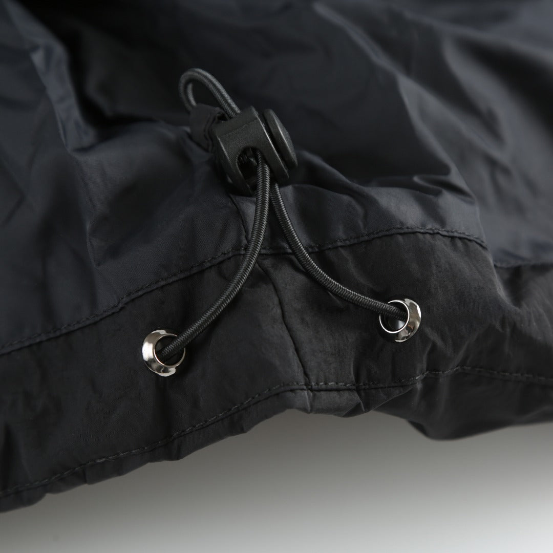 C. Goose Hooded Down Vest Black Polyester 0002