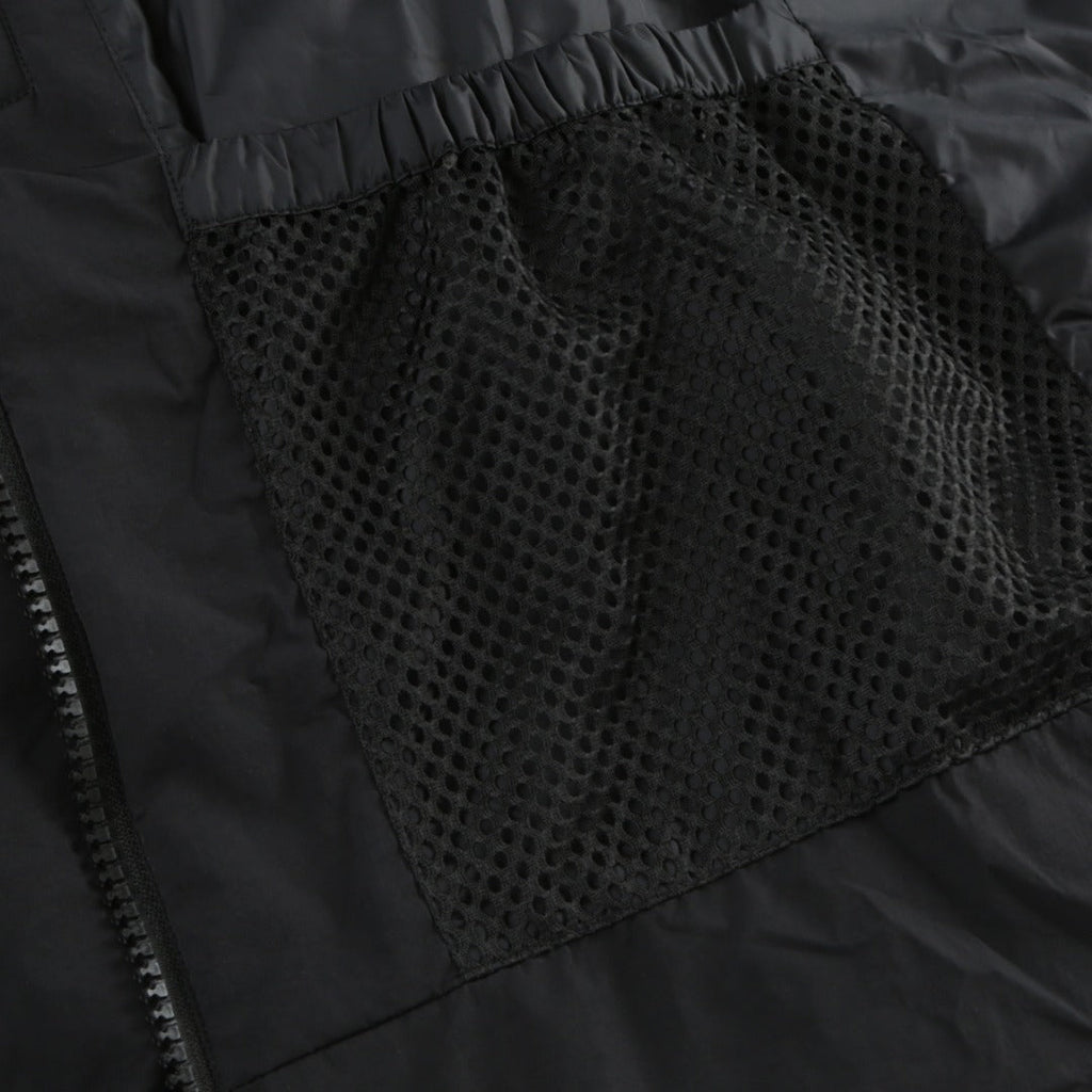 C. Goose Down Jacket With Hood Black Polyester 0001