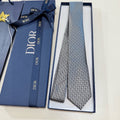 CD Tie Grey Silk 330076