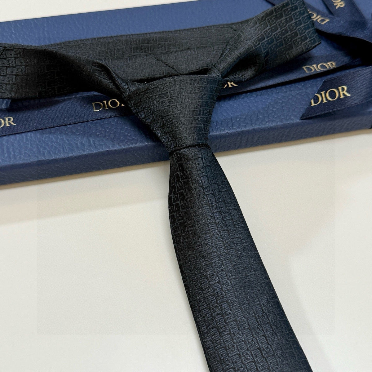 CD Tie Black Silk 330078