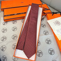HM  Hilario Tie Burgundy Twill Silk 210001