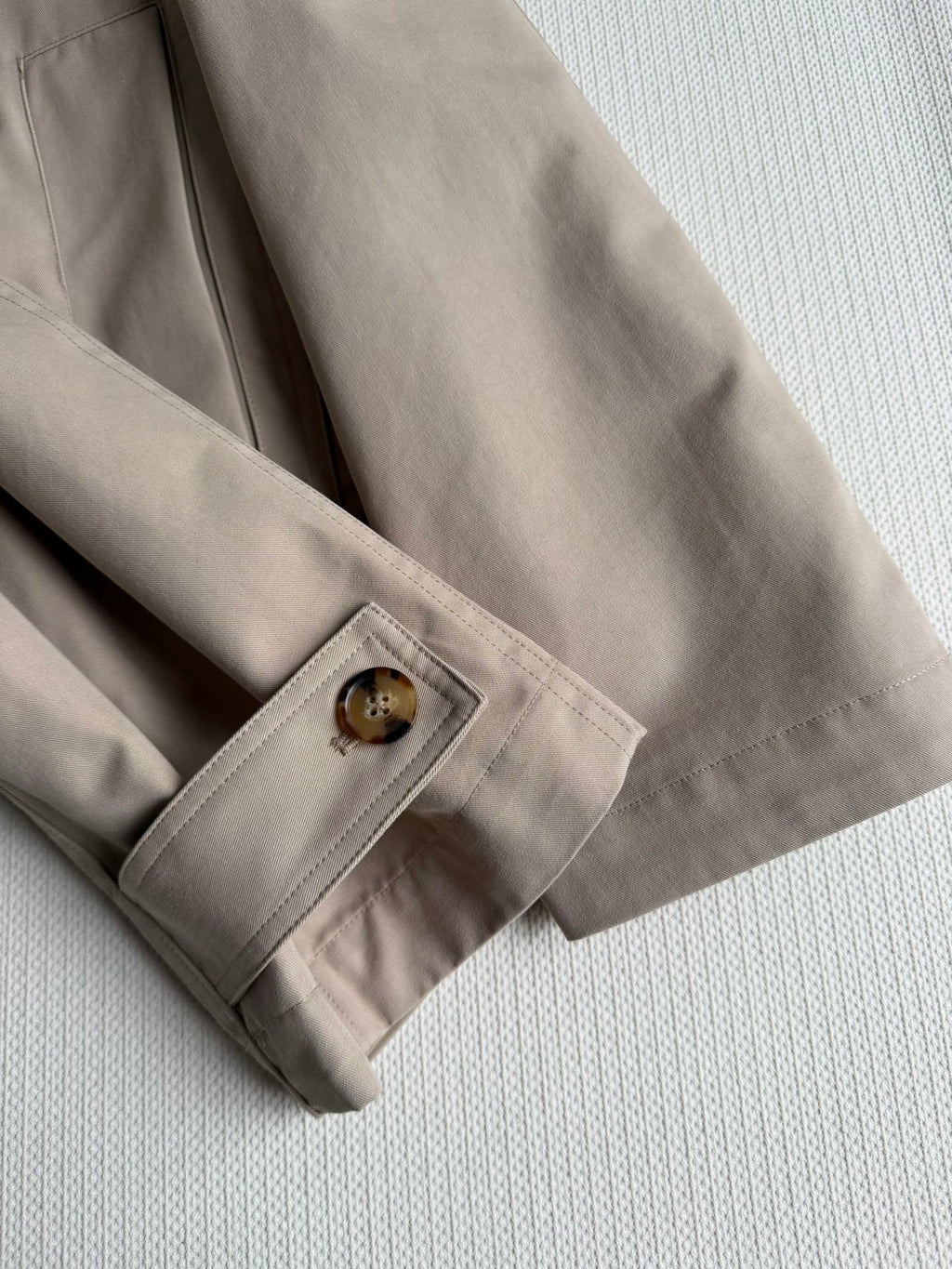 Loewe Trench Coat Light Khahi Cotton 352924