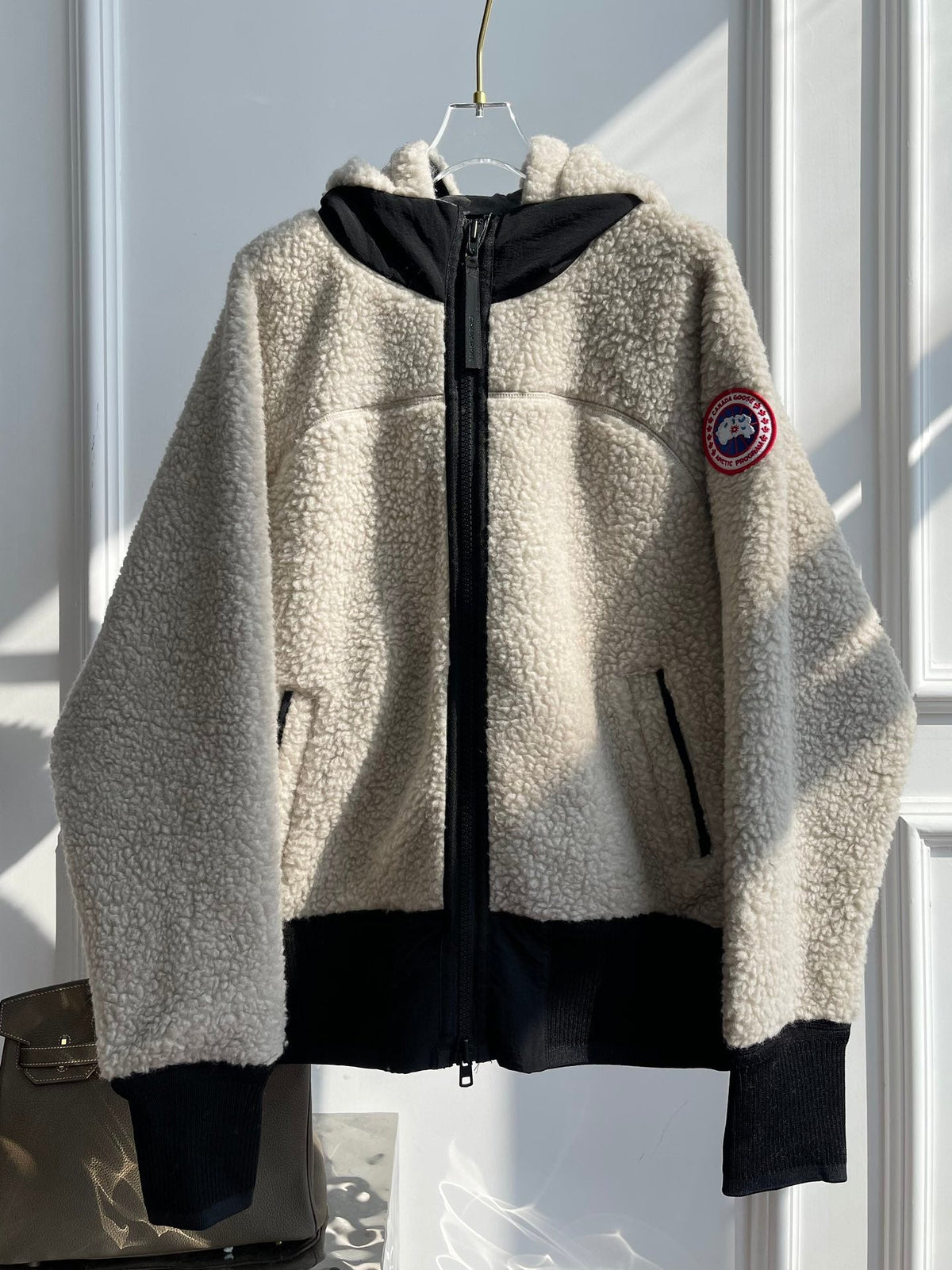 C. Goose Hoodie Light Beige Lambswool 0012