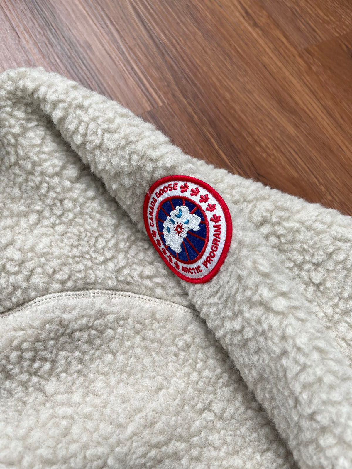 C. Goose Hoodie Light Beige Lambswool 0012