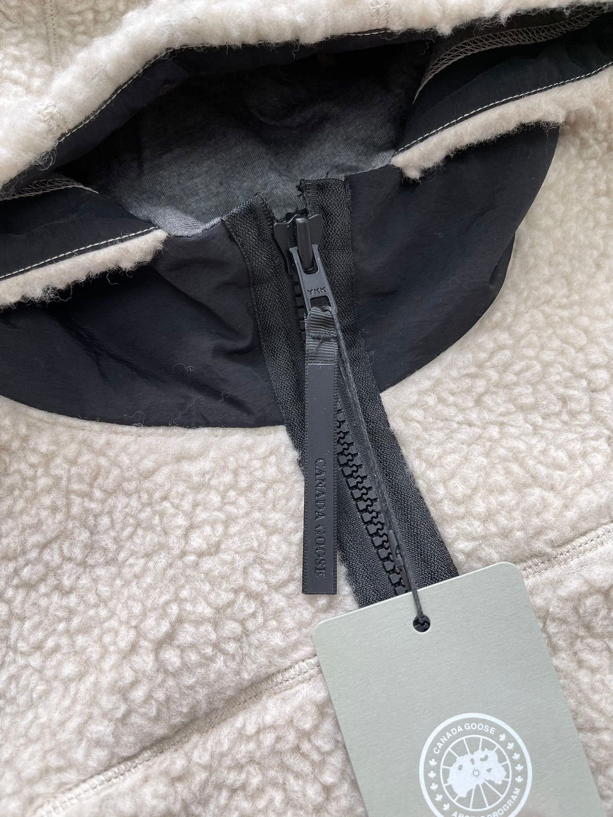 C. Goose Hoodie Light Beige Lambswool 0012