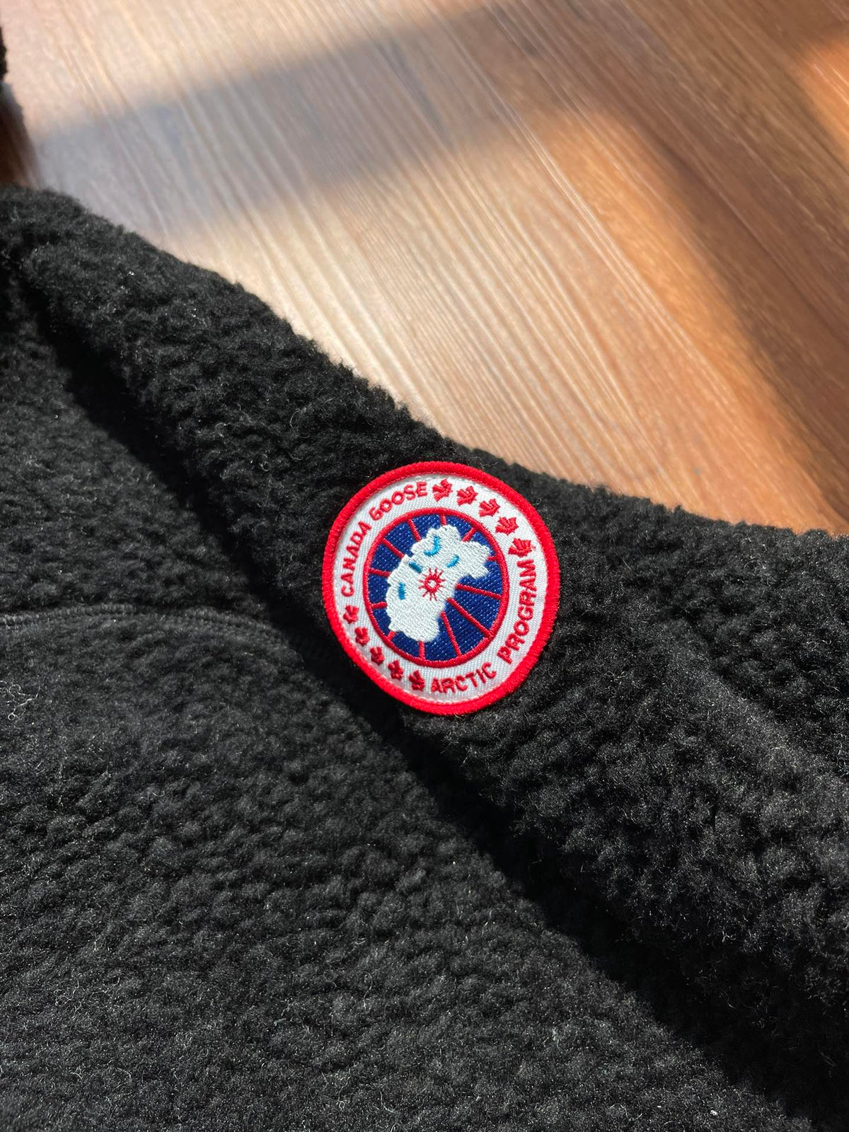 C. Goose Hoodie Black Lambswool 0010