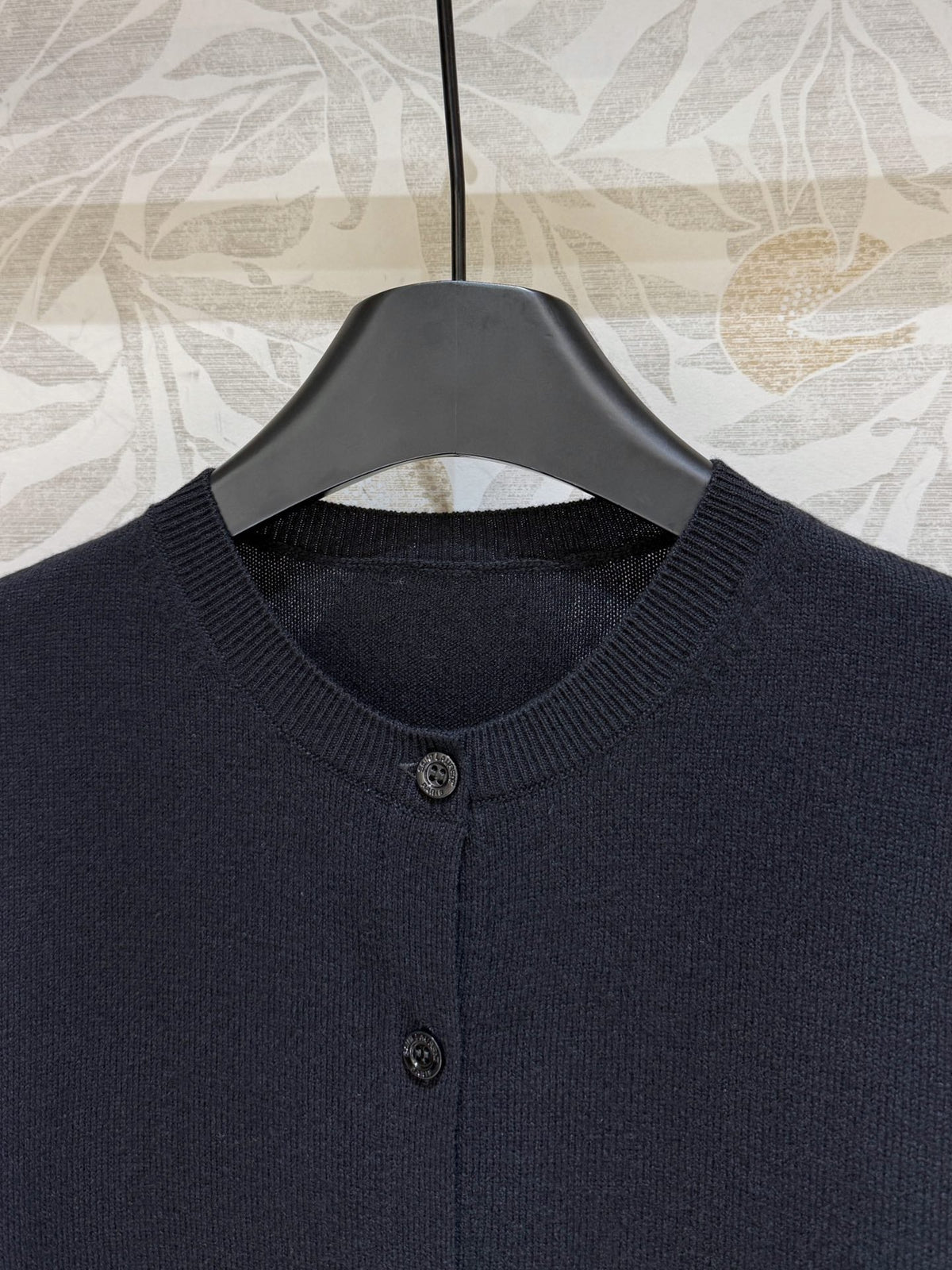 YSL Cardigan Black Wool