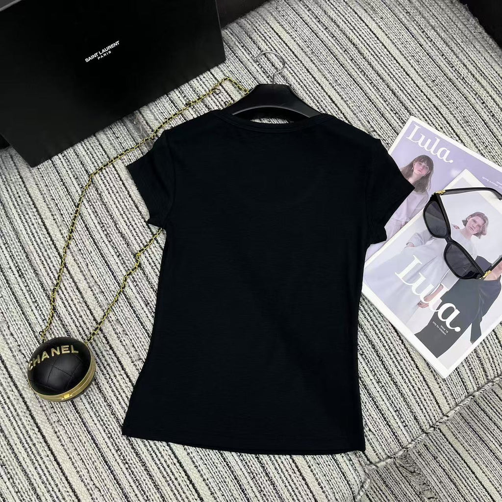 YSL T- Shirt Black 228403